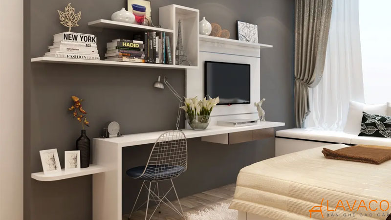 Cách đặt bàn làm việc trong phòng ngủ hợp phong thuỷ