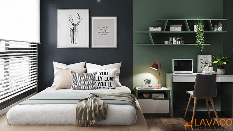 16 mẫu thiết kế phòng ngủ kết hợp phòng làm việc đẹp nhất 2025