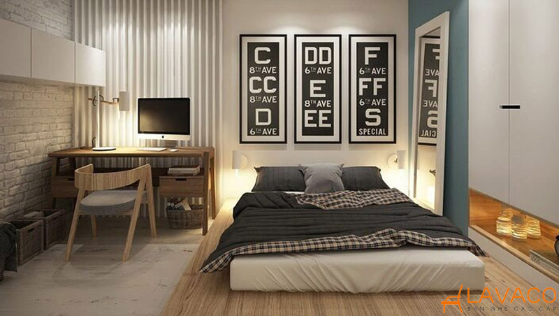 16 mẫu thiết kế phòng ngủ kết hợp phòng làm việc đẹp nhất 2025