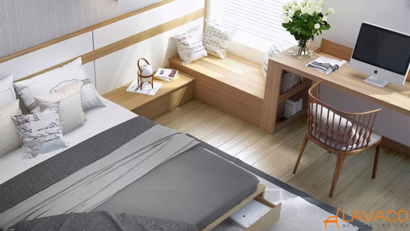 16 mẫu thiết kế phòng ngủ kết hợp phòng làm việc đẹp nhất 2025