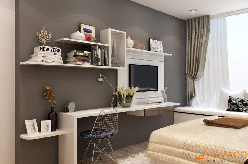 16 mẫu thiết kế phòng ngủ kết hợp phòng làm việc đẹp nhất 2025