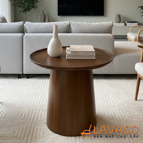 Bàn trà sofa gỗ tròn đẹp mắt Ban-tra-sofa-go-tron-dep-mat