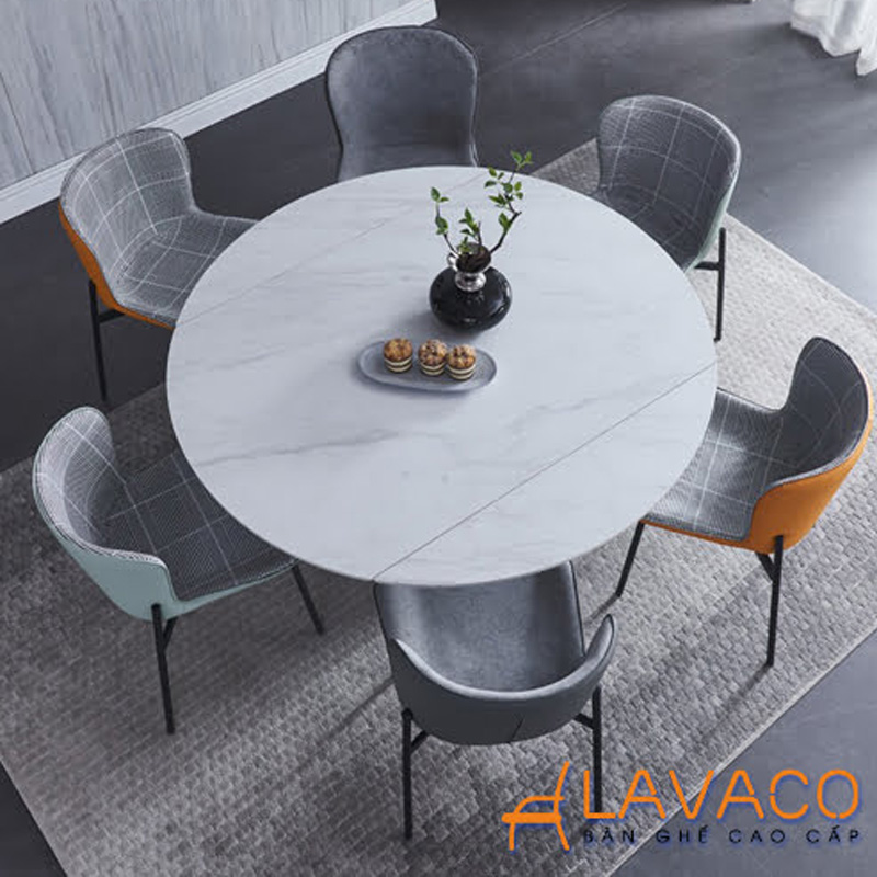 TOP 7 mẫu bàn ăn tròn 6 ghế hiện đại, đẹp và bán chạy nhất
