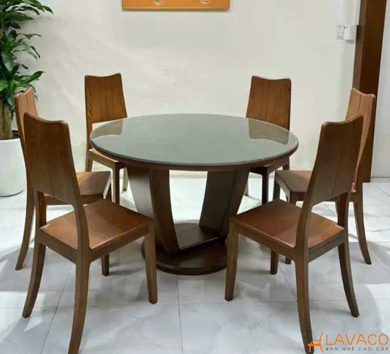 10 sự lựa chọn bàn ăn tròn gỗ sồi đẹp, bền và giá tốt