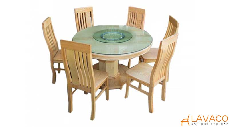 10 sự lựa chọn bàn ăn tròn gỗ sồi đẹp, bền và giá tốt