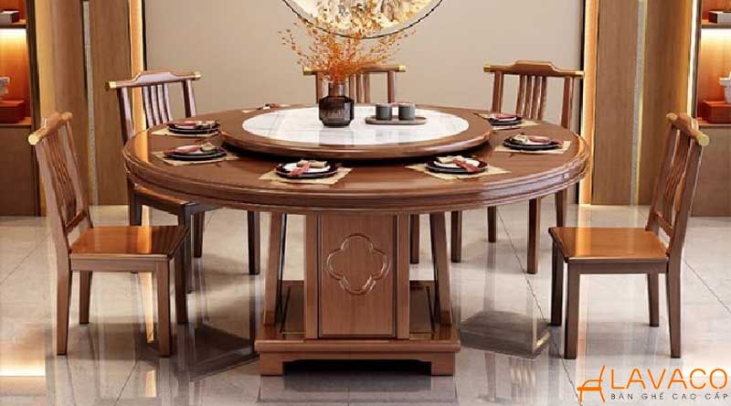 10 sự lựa chọn bàn ăn tròn gỗ sồi đẹp, bền và giá tốt