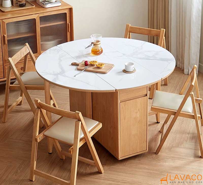 10 sự lựa chọn bàn ăn tròn gỗ sồi đẹp, bền và giá tốt