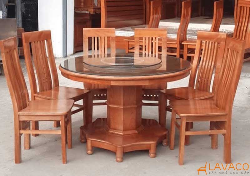 10 sự lựa chọn bàn ăn tròn gỗ sồi đẹp, bền và giá tốt