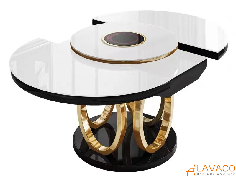 TOP 7 mẫu bàn ăn tròn thông minh hiện đại, độc đáo