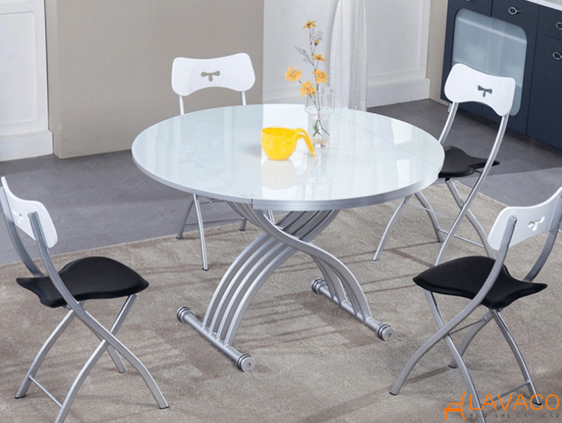 TOP 7 mẫu bàn ăn tròn thông minh hiện đại, độc đáo