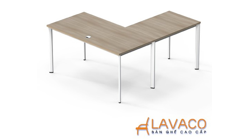 4+ mẫu bàn làm việc góc tường chữ L đẹp, tiện ích và hiện đại