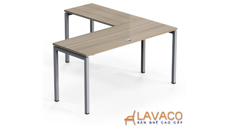 4+ mẫu bàn làm việc góc tường chữ L đẹp, tiện ích và hiện đại