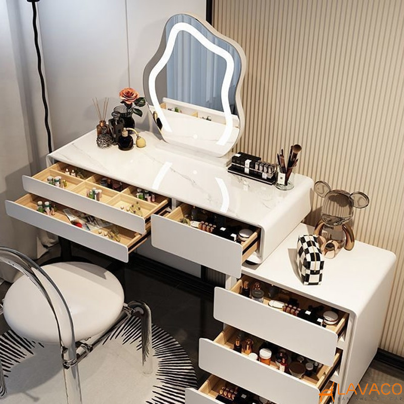 5+ mẫu bàn trang điểm gỗ công nghiệp hiện đại, đẹp và giá rẻ