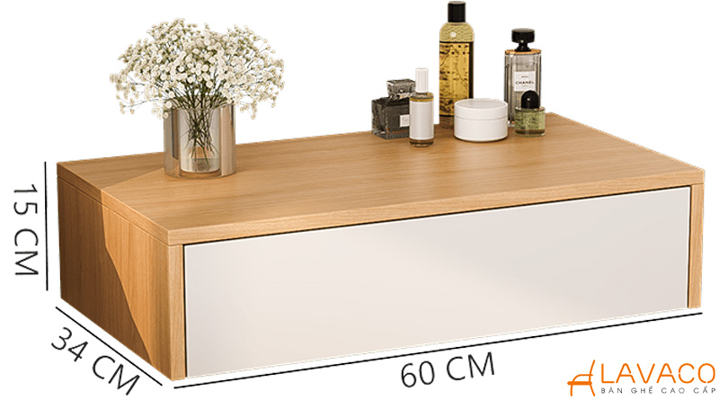 Kích thước bàn trang điểm tiêu chuẩn phù hợp không gian