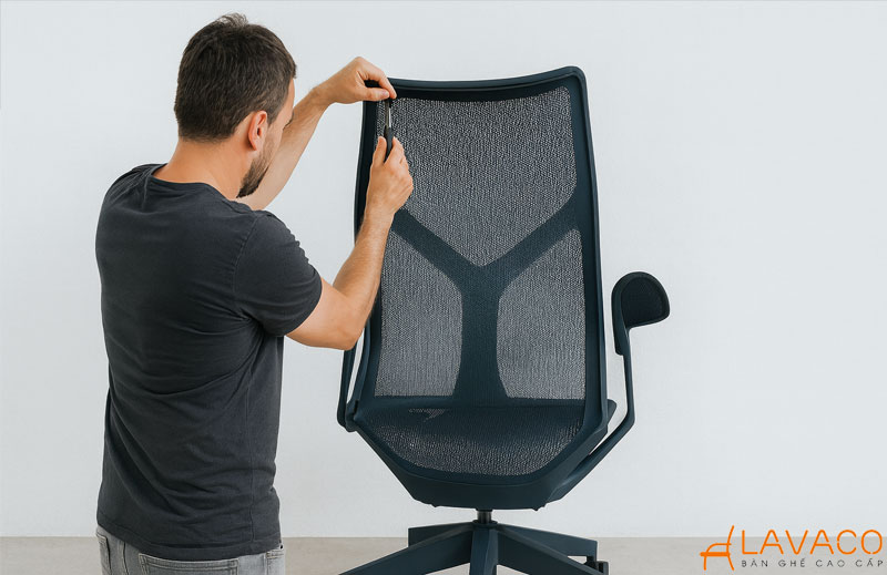 Cách thay lưới ghế văn phòng và lựa chọn loại lưới phù hợp