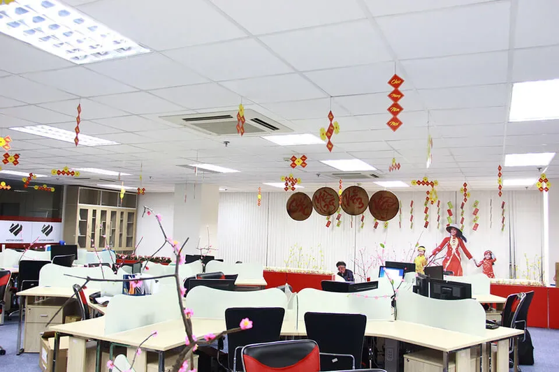 Ý nghĩa của việc trang trí văn phòng ngày Tết