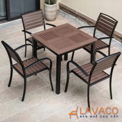Bo-ban-ghe-cafe-san-vuon-hien-dai