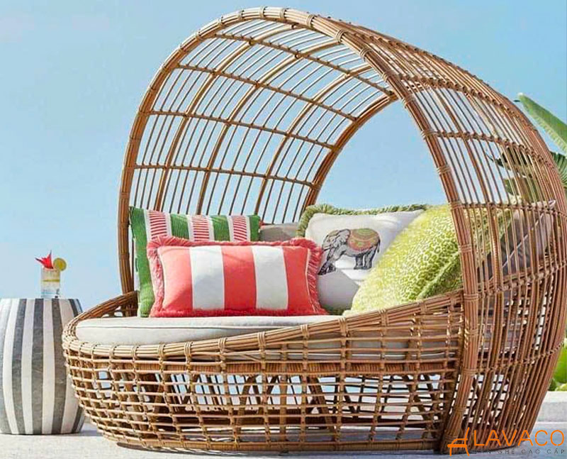 15 mẫu ghế hồ bơi giả mây đẹp, thoải mái và chất lượng