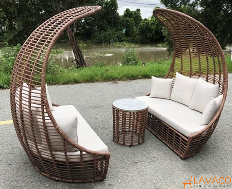 15 mẫu ghế hồ bơi giả mây đẹp, thoải mái và chất lượng