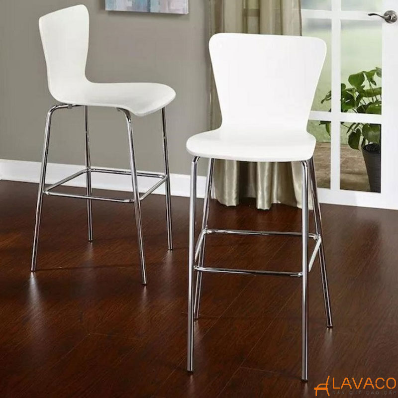 Ghế quầy bar chân inox - Sự lựa chọn đẹp, chắc chắn và bền bỉ