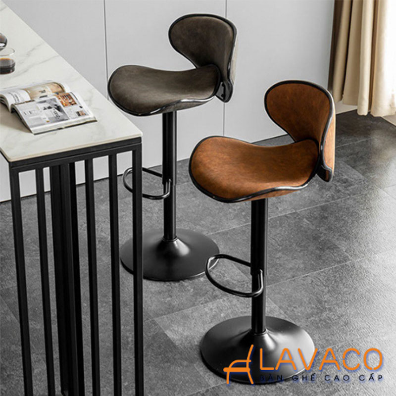 Lựa chọn 24 mẫu ghế quầy bar có lưng tựa đẹp, giá rẻ