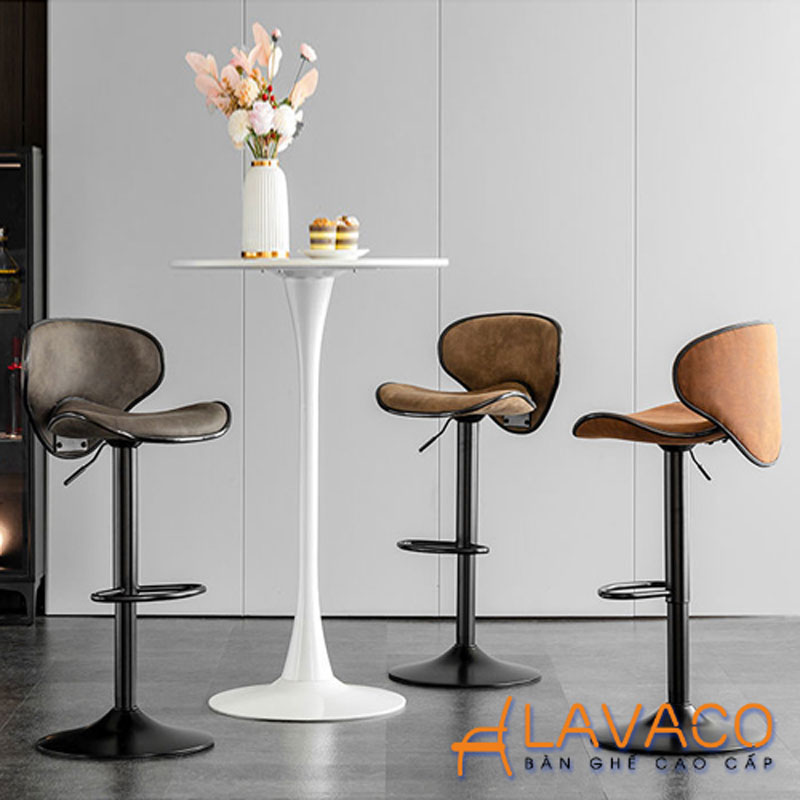 Lựa chọn 24 mẫu ghế quầy bar có lưng tựa đẹp, giá rẻ