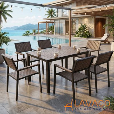 Bo-ban-ghe-san-vuon-chu-nhat-hien-dai