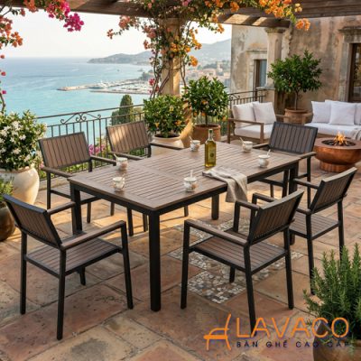 Bo-ban-ghe-san-vuon- chu-nhat-hien-dai