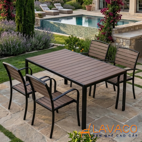 Bộ bàn sân vườn nan nhựa giả gỗ Bo-ban-san-vuon-nan-nhua-gia-go