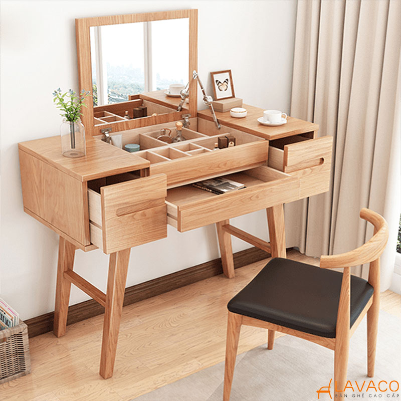 Ghế bàn trang điểm gỗ