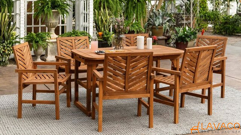 Ghế Gỗ Sân Vườn