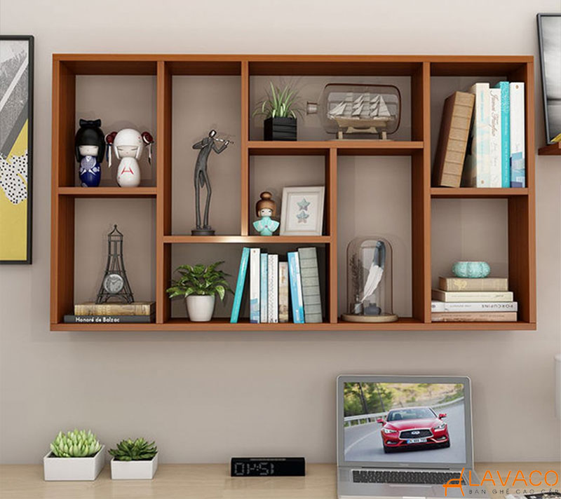 Kệ sách treo tường và giá sách treo tường tiết kiệm diện tích