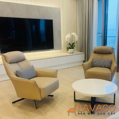Ghế sofa đơn thư giản chân xoay
