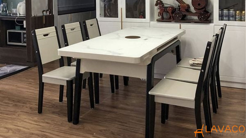 TOP 15 bàn ăn thông minh nhập khẩu sang trọng, đẳng cấp