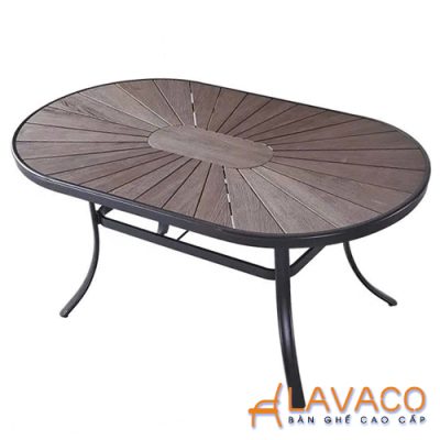 Ban-nha-hang-san-vuon-khung-nhom-mat-oval