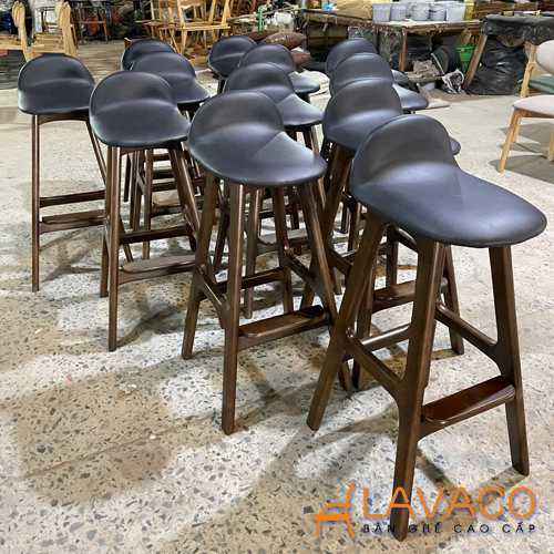 Ghế quầy bar cafe Erik Buch gỗ mặt nệm Ghe-quay-bar-cafe-Erik-Buch-go-mat-nem