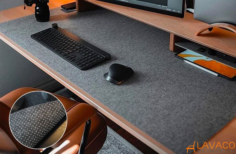 Thảm trải bàn (Deskpad) bằng da hoặc nỉ
