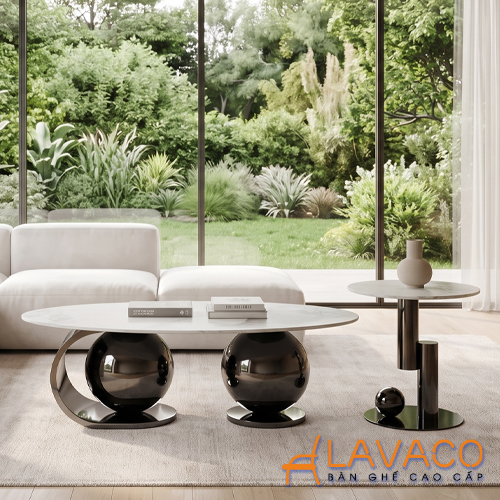 Bộ bàn sofa đôi chân inox mặt đá Bo-ban-sofa-doi-chan-inox-mat-da