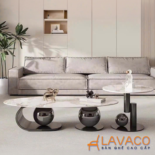 Bộ bàn sofa đôi chân inox mặt đá Bo-ban-sofa-doi-chan-inox-mat-da