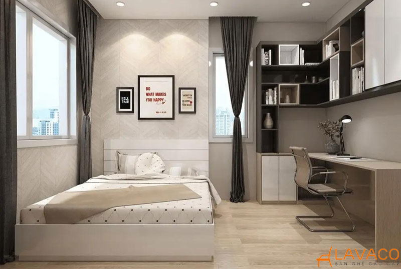 Phân tách khu vực làm việc và nghỉ ngơi