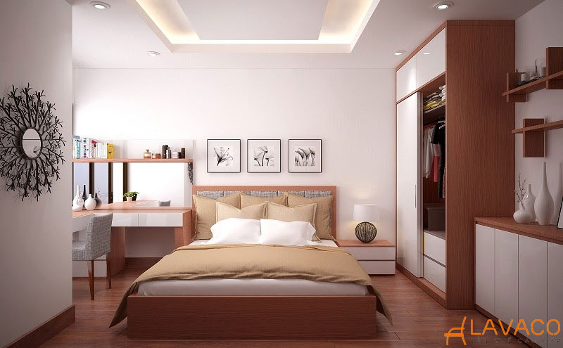 Bàn làm việc phòng ngủ.