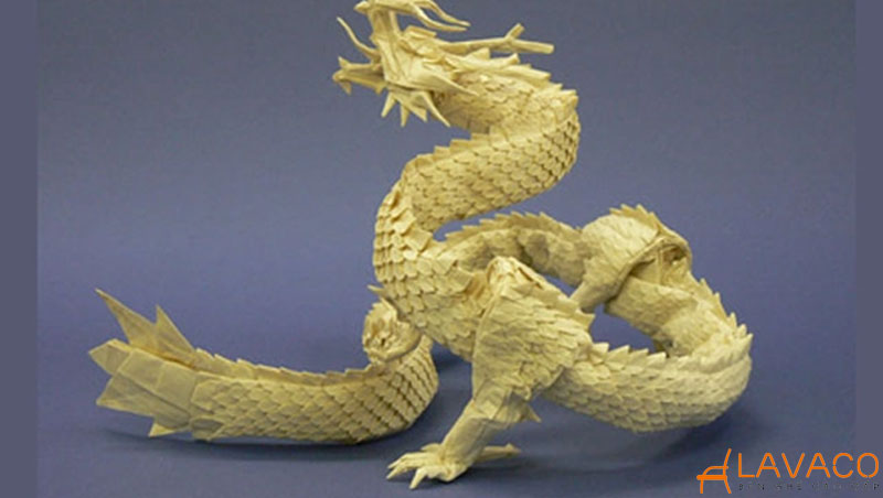Mô hình Origami bằng giấy cứng