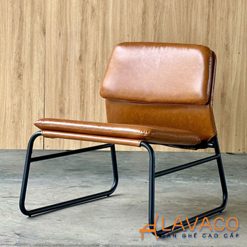 Ghế sofa đơn thư giãn bọc da khung sắt – Mã 2713