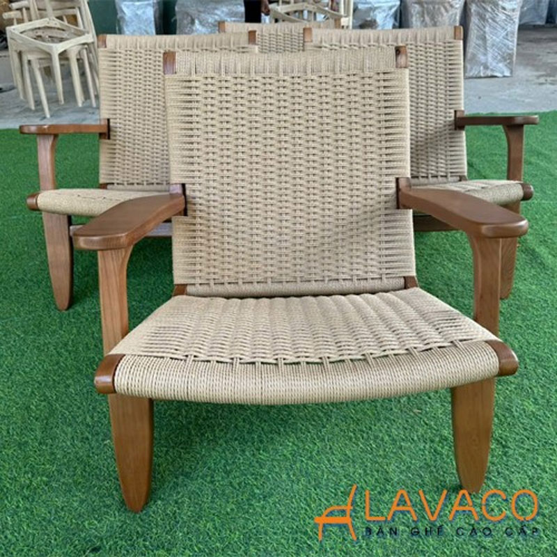 Ghế thư giãn đọc sách đan dây CH25 – Mã S2329