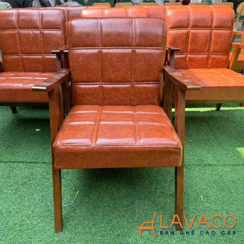 Ghế sofa cafe đơn khung gỗ bọc nệm – Mã S2315