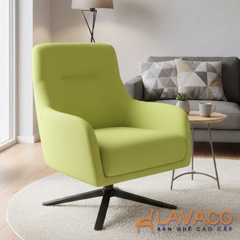 Ghế sofa đơn chân xoay hiện đại – Mã 2715