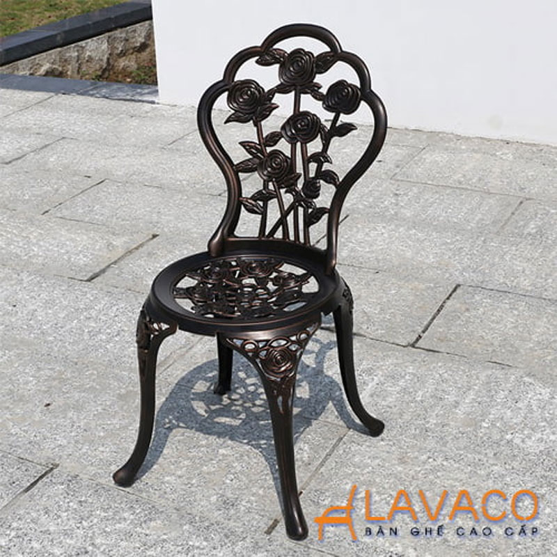 Ghế cafe sân vườn nhôm đúc – Mã 276A