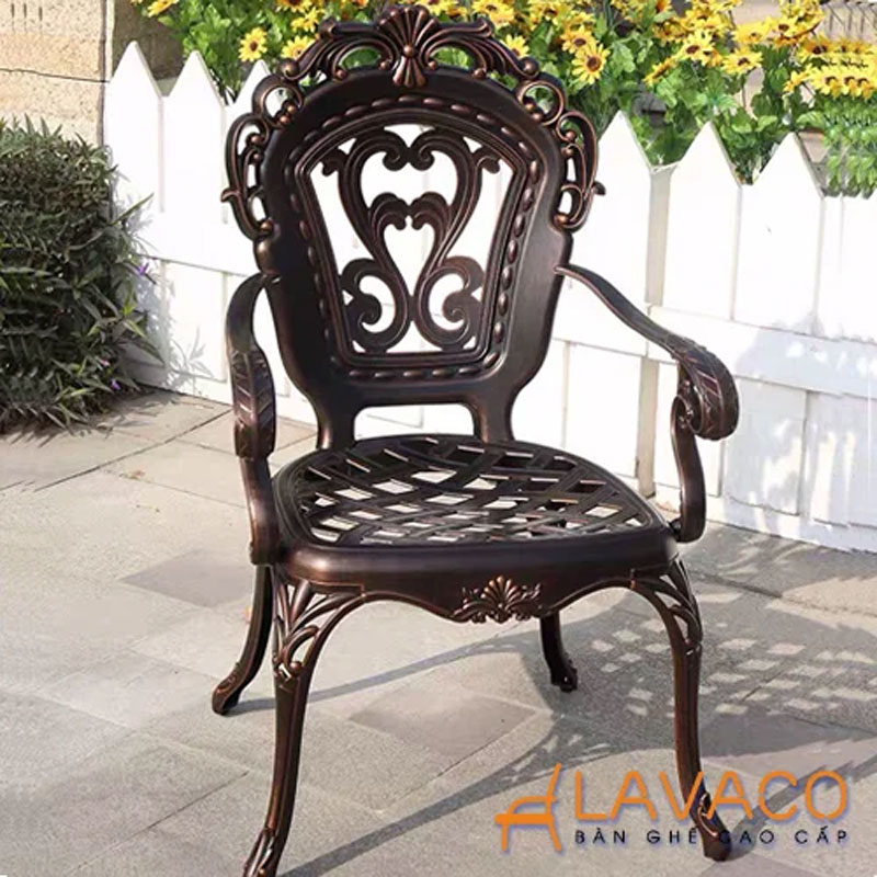 Ghế sân vườn có tay vịn phong cách hoàng gia – Mã 278