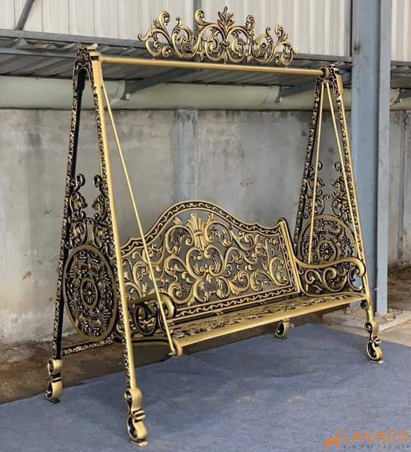 Xích đu nhôm đúc phong cách Châu Âu