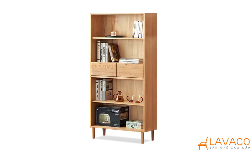Kệ sách gỗ sồi